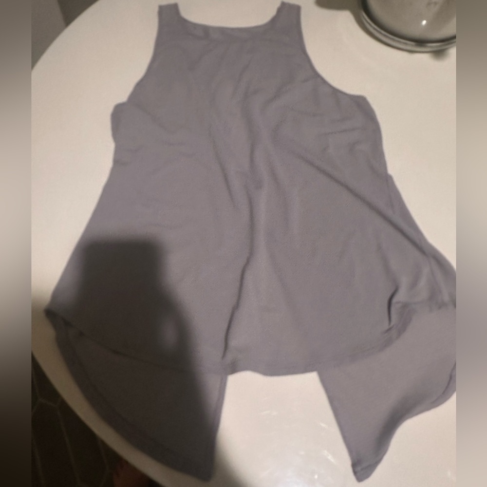 Purple lululemon tie back tank